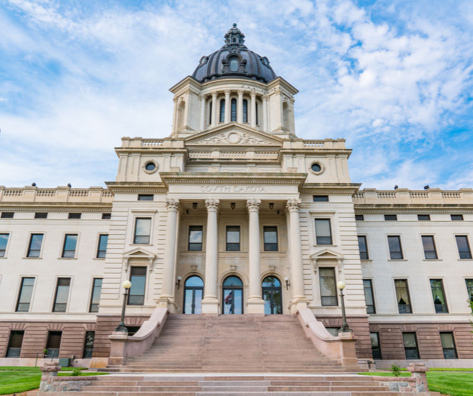 SD, South Dakota. Capitol